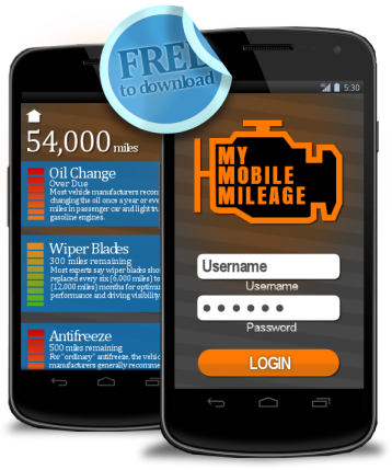 Maintain your car with our phone app